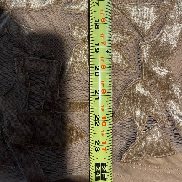 Chicos Shear mesh/lined top Size 1 - Picture 7 of 9